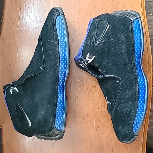 Air Jordan 18 Retro Black Sport Royal 2018 Mens Sneakers AA2494-007 Size 14 - Picture 10 of 16